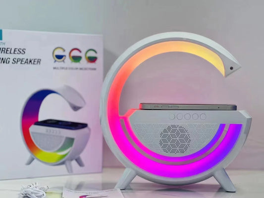 Led Wireless Charger Speaker And Lamp